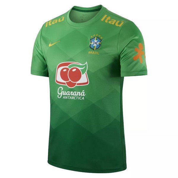 Trainingsshirt Brasilien 2021 Grün Fussballtrikots Günstig